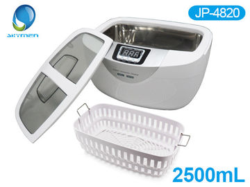 Blanco portátil de JP -4820 FCC ultrasónica profesional Cetification del CE del limpiador de la joyería de 2,5 litros