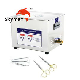 Instrumentos dentales del limpiador ultrasónico médico del calentador del contador de tiempo de Digitaces que esterilizan 10L 240W