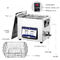 Limpiador ultrasónico inteligente de Digitaces 10L de los portamaletas para el tanque de los instrumentos médicos SUS304