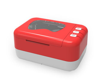 Nuevo mini esterilizador ultrasónico 15W de la dentadura del rojo JP-520 para los padres