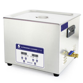 Limpiador ultrasónico de JP -060S 40KHz 15L Benchtop, máquina eléctrica de la limpieza ultrasónica de la plantilla del fule