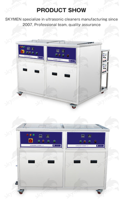 Limpiador industrial de ultrasonidos de frecuencia personalizable con calefacción para objetos grandes