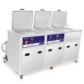 Sistema industrial de la limpieza ultrasónica de los tres tanques con la sequedad ultrasónica de Ringsing que se lava
