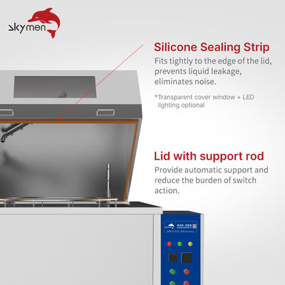 Máquina de limpieza por pulverización con cesta rotativa de 500 mm 3000W 380V