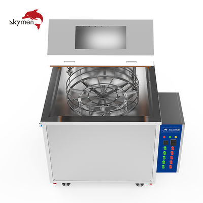 Máquina de limpieza ultrasónica industrial del espray rotatorio de alta presión para el desengrase de las piezas de metal