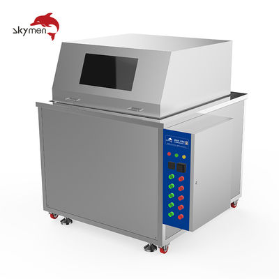 Máquina de limpieza ultrasónica industrial del espray rotatorio de alta presión para el desengrase de las piezas de metal
