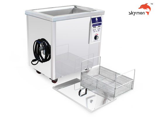 Skymen Industrial Ultrasonic Cleaner with 1500W Heating Power 40,000 Hz Frequency and PLC Control for Auto Parts