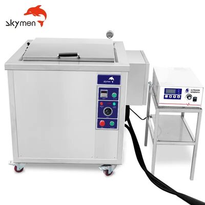 Máquina de limpieza ultrasónica industrial grande de 38L con filtración para autopartes