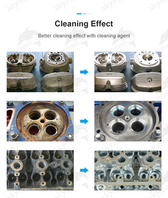 Skymen 960L Lavadora industrial de ultrasonidos para mantenimiento marino, limpiador de piezas de motor