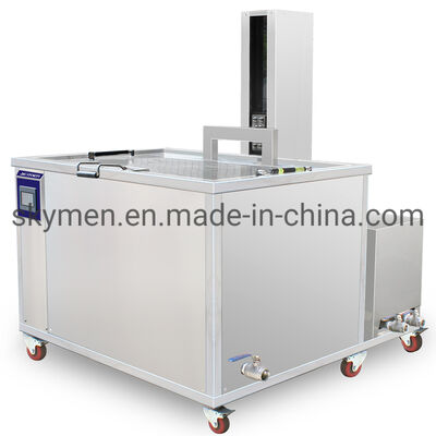 Limpiador ultrasónico industrial Skymen de tanque único con sistema de filtración de elevación automática