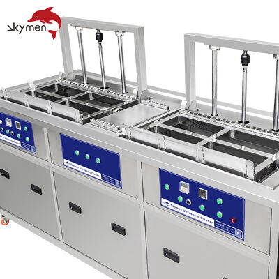 Máquina de limpieza ultrasónica de doble etapa con rodillo para una limpieza industrial eficiente