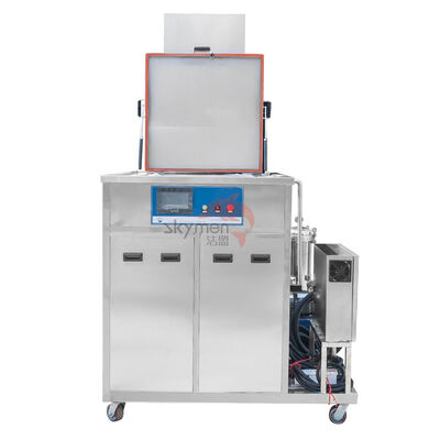 Sistema de elevación automático Sistema de depósito de limpieza por ultrasonidos industrial