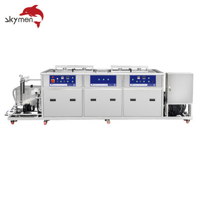 Máquina de limpieza ultrasónica de doble etapa con rodillo para una limpieza industrial eficiente