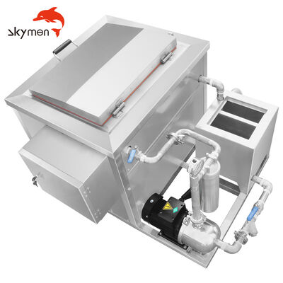 Máquina de limpieza por ultrasonidos de un solo tanque con sistema de filtración