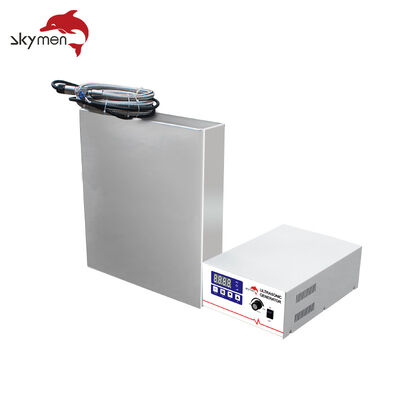Caja de transductor redondo ultrasónico industrial para tanques de limpieza