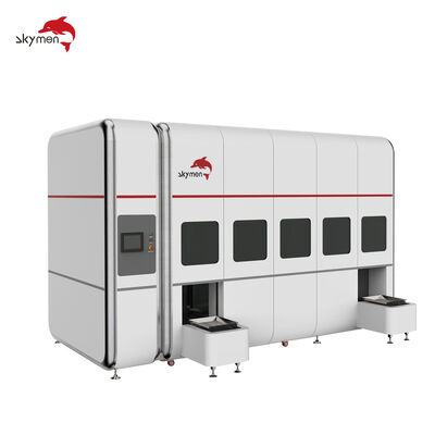 Máquina de limpieza por vacío de hidrocarburos de etapas múltiples para piezas de precisión