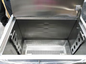 Cestas de la fritada de SUS304 260L que limpian el tanque con el calentador 3000W