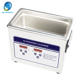 Metal el limpiador ultrasónico de Benchtop, equipo 3.2L de la limpieza ultrasónica 40KHz 120 vatios
