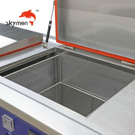 El PVC moldea el contador de tiempo ultrasónico industrial del limpiador 135L 99h del acero inoxidable que fija 1800W