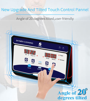 Baño ultrasónico de los portamaletas para la cartuchera de armas de fuego con el calentador 200W 1,72 galones