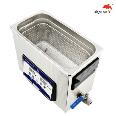 Limpiador ultrasónico de los portamaletas para los grupos del arte del aire con la cesta un calentador 200W 1,72 galones