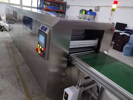 La correa de acero de la malla del PVC de la malla de la estufa del túnel utilizó el horno de túnel industrial eléctrico
