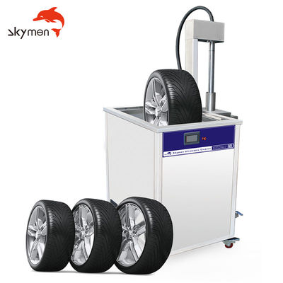 Máquina ultrasónica industrial de limpieza de ruedas de neumáticos para limpieza automática de llantas y llantas de automóviles