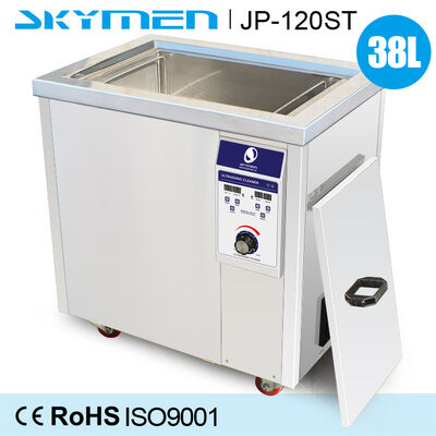 Limpiador ultrasónico industrial digital de alta potencia Skymen JP-120ST 38L con tanque de acero inoxidable para bloque de filtro DPF