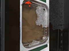 Skymen Limpiador ultrasónico para limpieza de tornillos, eliminación de óxido, 15L, control mecánico