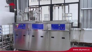 Máquina de limpieza ultrasónica de doble etapa con rodillo para una limpieza industrial eficiente